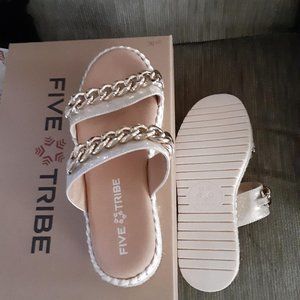 NEW Five Tribe Sandles 6.5 (fits 7.0)